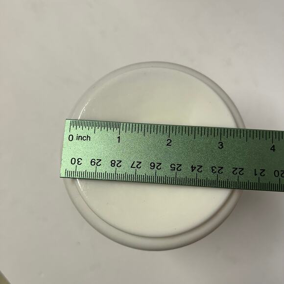 Vintage 1960's Kanawha Milk Glass Pitcher Encased with Red Glass - Picture 8 of 10